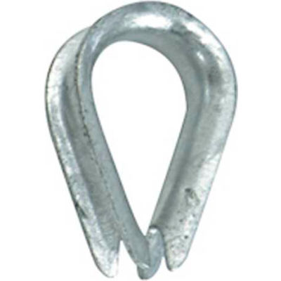 Whitecap 5/16" Bar Rope Thimble, Galvanized Steel - S-1541
