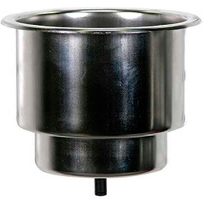 Whitecap Flush Mount Cupholder, Stainless Steel - S-3511
