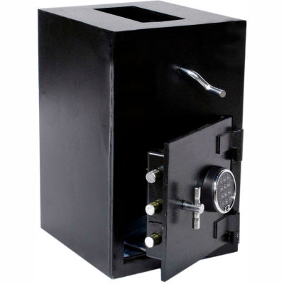 Wilson Safe Depository Safe RH2715SR Electronic Lock - 19-1/2"W x 15"D x 27"H, Black