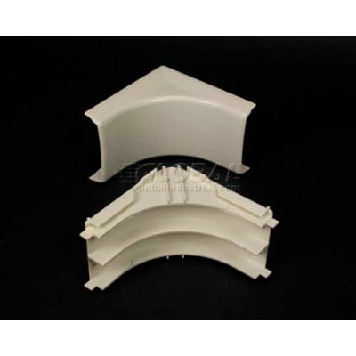 Wiremold 2317DFO-WH Divided FiberReady Internal Elbow, White, 3-1/2"L