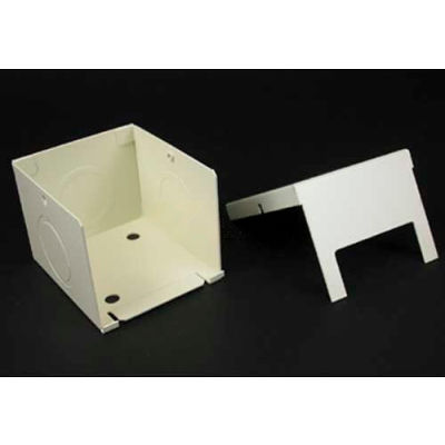 Wiremold 2410FC-FW Full Capacity Entrance End Fitting, Fog White, 3"L