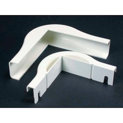 Wiremold 2818FO-WH External Elbow, FiberReady, White, 3-3/4"L