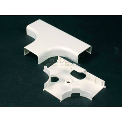 Wiremold 2915FO-FW Tee Fitting, FiberReady, Fog White, 5-1/2"L