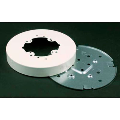 Wiremold 5739wh Fixture Box Solid Base, White, 6-3/8"L