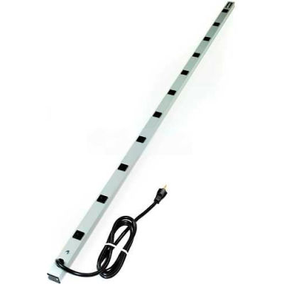 Wiremold CabinetMATE Power Strip, 11 Outlets, 20A, 15' Cord