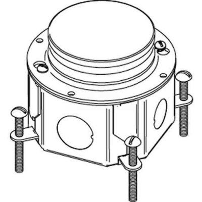 Wiremold 800lck Floor Box 800lck Series Floor Box, Steel, W/Knock-Outs - Pkg Qty 6