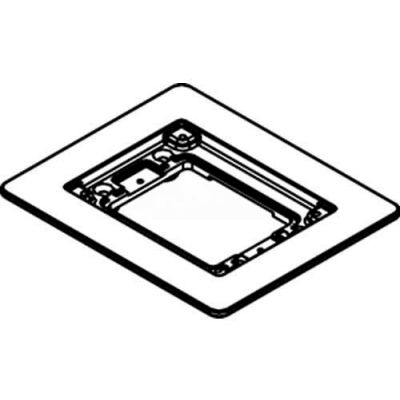 Wiremold 818tcal Floor Box 1-Gang Combination Carpet & Tile Flange, Aluminum - Pkg Qty 5
