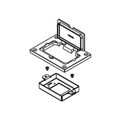 Wiremold 828MAAP Floor Box Device Bracket For Extron MAAP Devices