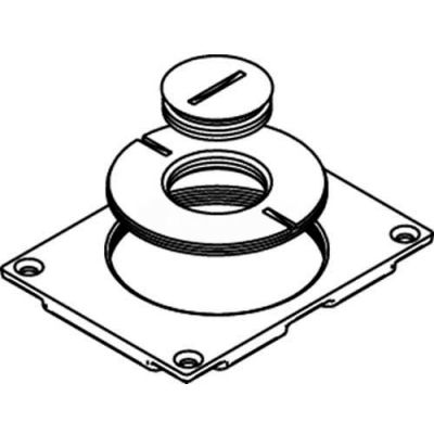 Wiremold 829ck-1 Floor Box Communication Cover, 2-5/8" & 1" Plugs, Brass - Pkg Qty 10