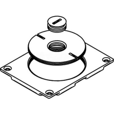 Wiremold 829ck-1/2 Floor Box Communication Cover, 2-5/8" & 1/2" Plugs, Brass - Pkg Qty 10