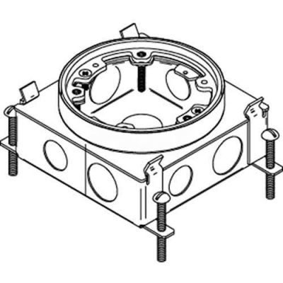 Wiremold 885b Floor Box Steel Ko Configuration, 4 Sides - Pkg Qty 8