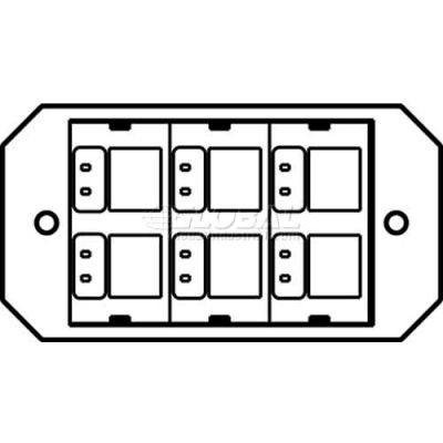 Wiremold 8act6a Poke-Thru 1-Gang 6a Activate Plate - Pkg Qty 5