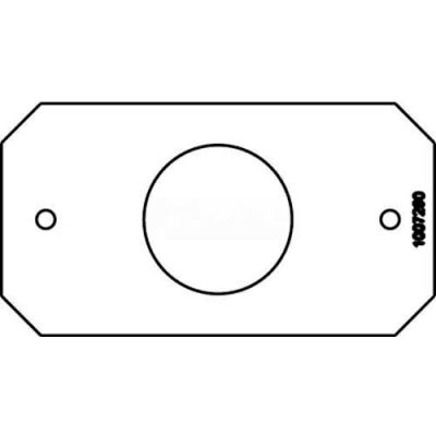 Wiremold 8S1 Poke-Thru 1-Gang Device Plate, Single Receptacle, 1.4" Opening
