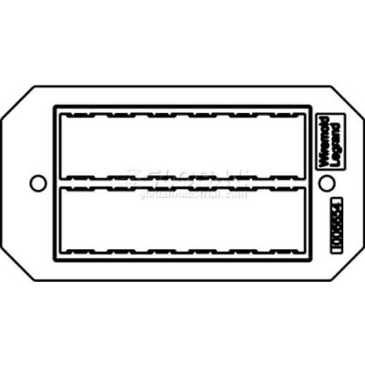 Wiremold 8trac Poke-Thru 1-Gang Ortronics Tracjack Plate - Pkg Qty 10