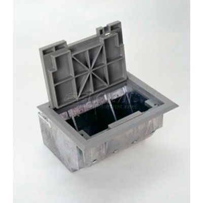 Wiremold AF3-KT Floor Box Box W/Black Tile Cover & Trim