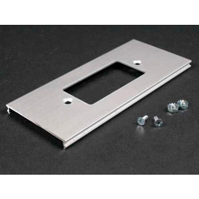 Wiremold AL3346G GFCI & Surge Receptacle Cover, 6"L