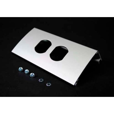 Wiremold Alds4047d Single Channel Duplex Device Plate, 6"L