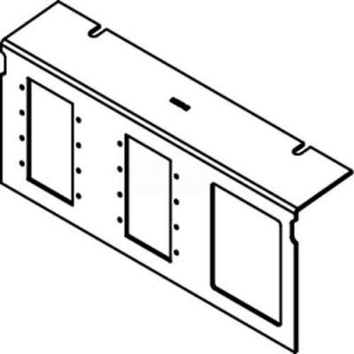 Wiremold C10105P-MAAP-6A Floor Box AC10105 Series W/8 Port For MAAP Devices & 6 Ports