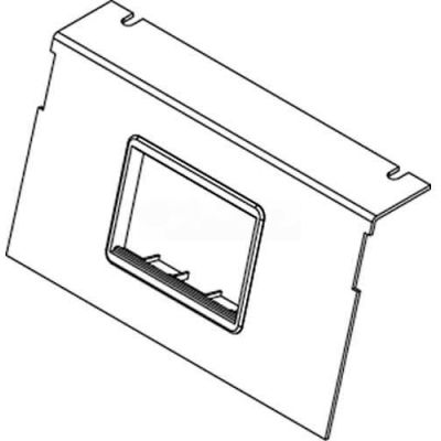 Wiremold C8850p-2act Floor Box Ac8850 Plate W/(2) 6a Mini Adapter Bezels - Pkg Qty 10