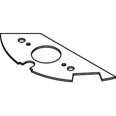 Wiremold Crfb-Sr1-1 Floor Box Single Receptacle Plate, For Round Raised Floor Box - Pkg Qty 10