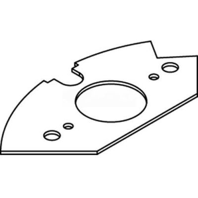 Wiremold Crfb-Sr1-3 Floor Box Single Receptacle Device Plate, For Round Raised Floor Box - Pkg Qty 10