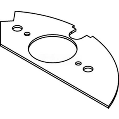 Wiremold Crfb-Sr2-2 Floor Box Single Receptacle Device Plate, For Round Raised Floor Box - Pkg Qty 10