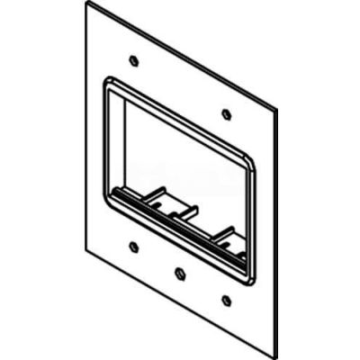 Wiremold Dgt-Act Floor Box Af1&3 Top Plate, For (1) 6a Mini Adapter Bezel - Pkg Qty 10