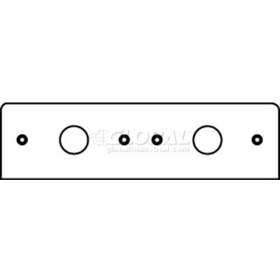 Wiremold Fp75-75 Poke-Thru 2-Gang Plate W/(2) 3/4" Kos - Pkg Qty 20