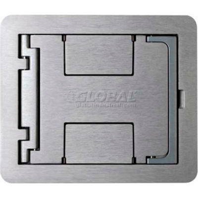 Wiremold Fpbtcbz Floor Box Floorport Flanged Cover Assembly W/Solid Lid, Bronze - Pkg Qty 8