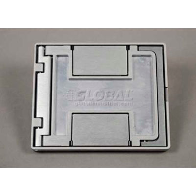 Wiremold Fpctbk Floor Box Floorport Flangeless Cover Assembly, W/Carpet Insert, Black - Pkg Qty 8