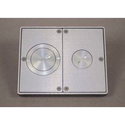 Wiremold FPFFTGY Floor Box Floorport Flangeless Furniture Feed Assembly, Gray