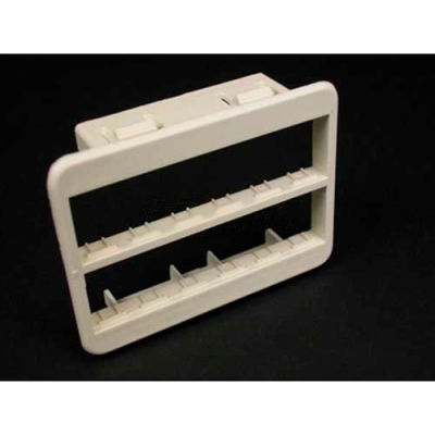 Wiremold Mab6tj-Gy Floor Box Ortronics Tracjack Bezel, Gray - Pkg Qty 25
