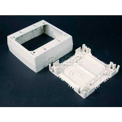 Wiremold Nm2048-2fw 2-Gang Deep Device Box, Fog White, 4-3/4"L
