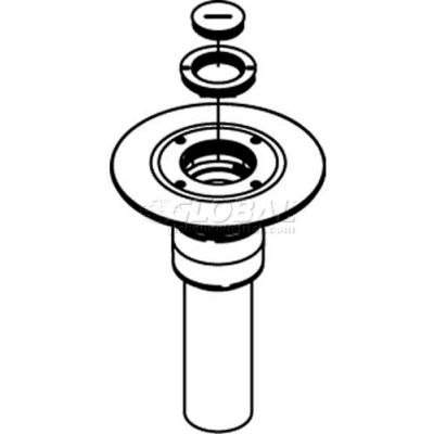 Wiremold RC9AM2TCGY Poke-Thru Furniture Feed Unit, 1-1/4" & 2" Concentric Screw Plug, Gray