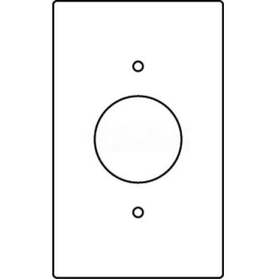 Wiremold Rfb119-Sr1 Floor Box 1-Gang Single Receptacle Device Plate-1.39" Opening - Pkg Qty 10