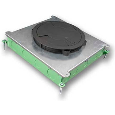 Wiremold RFB6E Floor Box 6-Gang Above Grade Concrete Floor Box for Evolution Cover