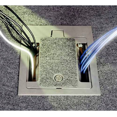 Wiremold RFB9 Floor Box 9-Gang Recessed Floor Box
