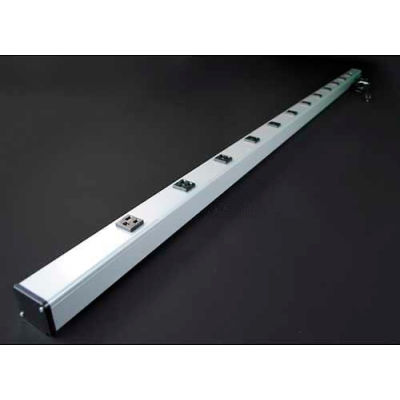 Wiremold Power Strip, 12 Outlets, 15A, 15' Cord