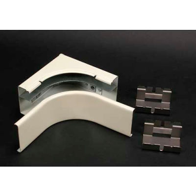 Wiremold V2417dfo Divided Fiberready Internal Elbow, 4"L