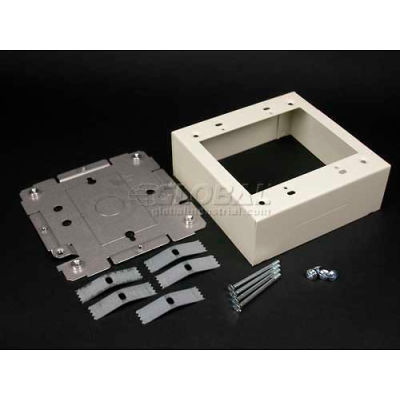 Wiremold V2448-2 Switch & Receptacle Box 2-Gang W/Extension Base KO, 4-3/4"L
