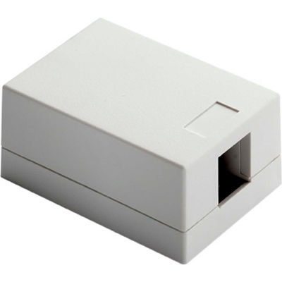 Legrand® WP3501-WH Surface Mount Box, 1-Port, White - Pkg Qty 10