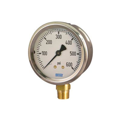 4" Type 212.53 160PSI Gauge - 1/4" NPT LM Stainless Steel