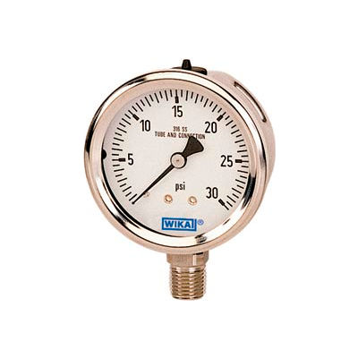 4" Type 233.53 160PSI Gauge - 1/2" NPT LM Stainless Steel