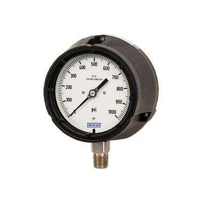 4.5" Type 232.34 30INHG/160PSI Gauge - 1/2" NPT LM POCAN
