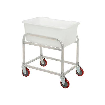 Winholt Aluminum Bulk Mover 3 Bushel BLC-1 with White Tub, 30"L x 19"W x 32"H