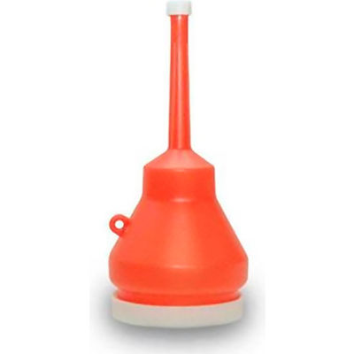 Funnel King® 1 Pint Double Capped Funnel - Orange - 32105