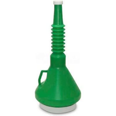 Funnel King® 1-1/2 Quart Double Capped Funnel - Green - 32140