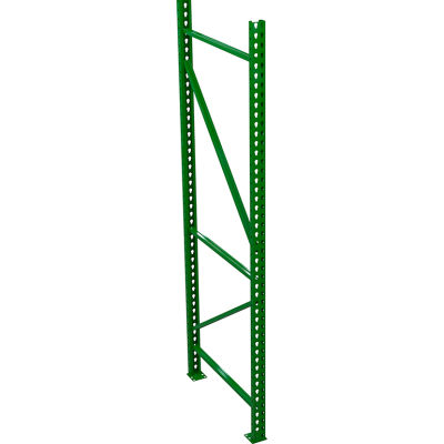 Husky Rack & Wire Pallet Rack Teardrop Upright Frame - 36"D x 96"H