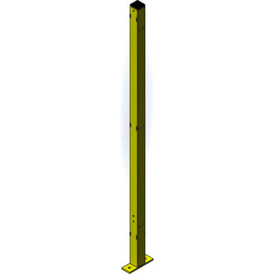 Husky Rack & Wire, Velox, Machine Guard, 6’ Post for Swing Door, Safety ...