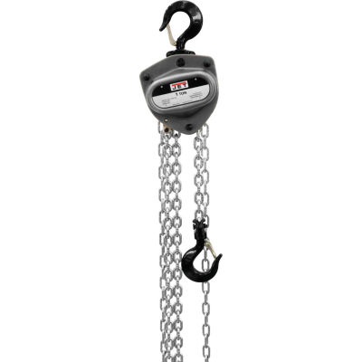 JET® L100 Series Manual Chain Hoist w/Overload Protection 1 Ton,10 Ft Lift
